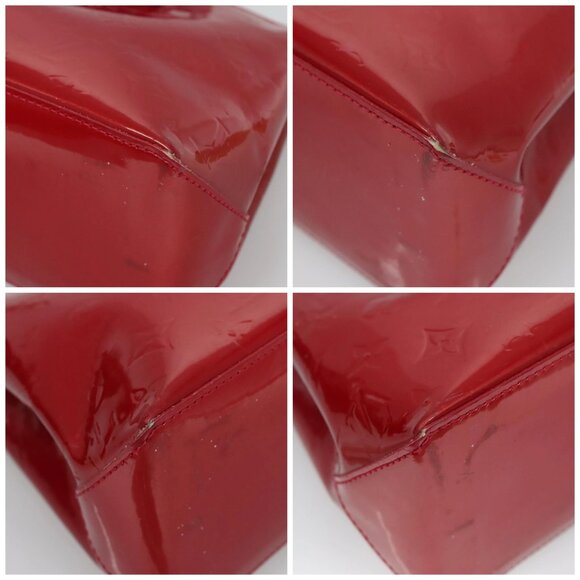LOUIS VUITTON Monogram Vernis Wilshire PM Bag Pomme D'amour M93642 Auth BA1873 - Picture 16 of 16